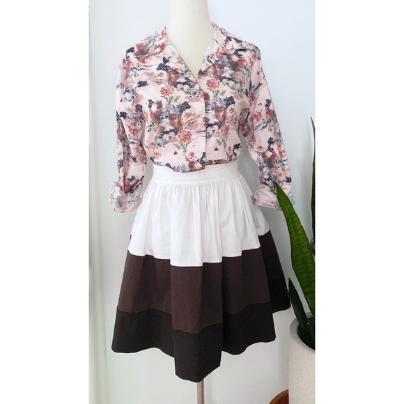 NWT Kate Spade New York Coreen Colorblock Skirt 10​​​​​ - Picture 8 of 12